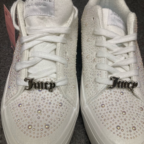 Juicy Couture Shoes - Juicy Couture White Studded Sneakers
